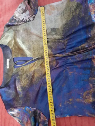 Vestido estampado cuadro