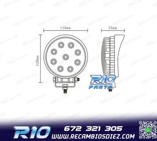 FOCO LED 42W COCHE, CAMION, QUAD O MOTO