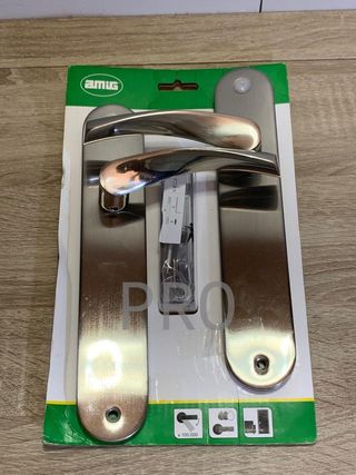 Juego de Manillas de Acero para Puertas Amig