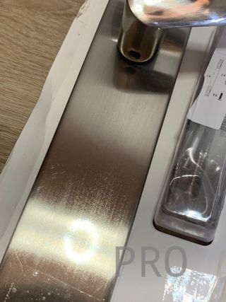 Juego de Manillas de Acero para Puertas Amig