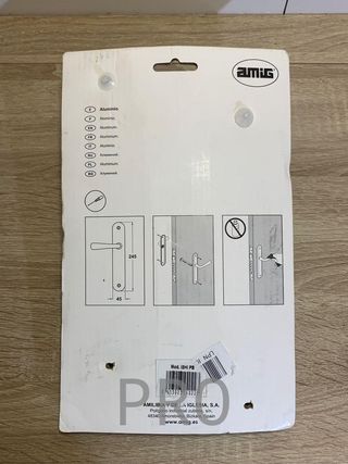 Juego de Manillas de Acero para Puertas Amig