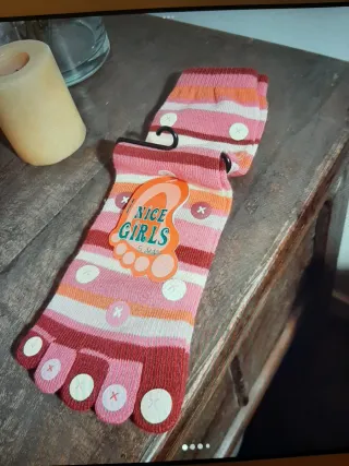 Calcetines divertidos de cinco dedos