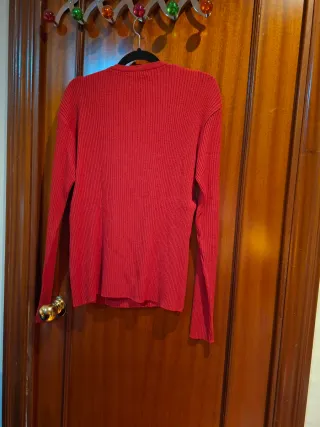 Jersey de punto rojo