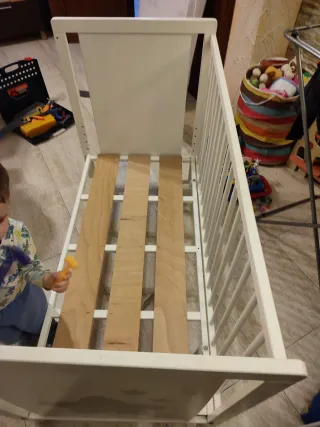 Cuna colecho+colchón+ chichoneras+ Funda colchón