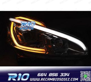 FAROS PEUGEOT 208 12-15 TUBE LIGHT LED CROMO