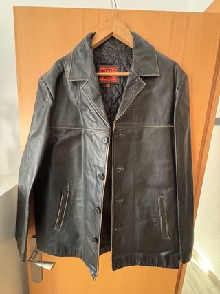 Chaqueta de cuero WRAP Talla M