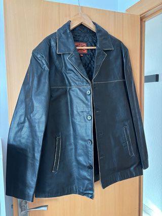 Chaqueta de cuero WRAP Talla M