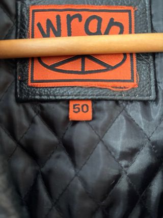 Chaqueta de cuero WRAP Talla M