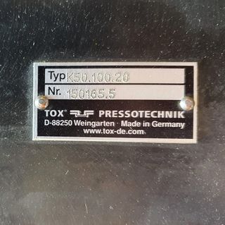 OFERTA Cilindro TOX Pressotechnik K50.100.20