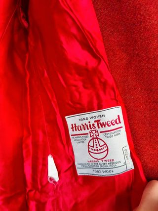 Blazer Vintage Pauw Amsterdam Rojo Negro