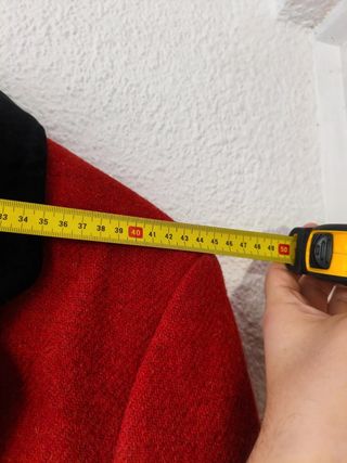 Blazer Vintage Pauw Amsterdam Rojo Negro