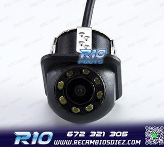 CAMARA DE APARCAMIENTO TRASERA CON LED PARA VISIÓN NOCTURNA