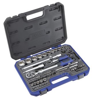 Juego Llaves de Vaso de 1/2" y 1/4" - 66 Piezas Alyco 192389