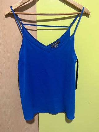 Top azul Primark talla 42