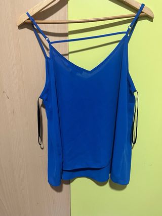 Top azul Primark talla 42