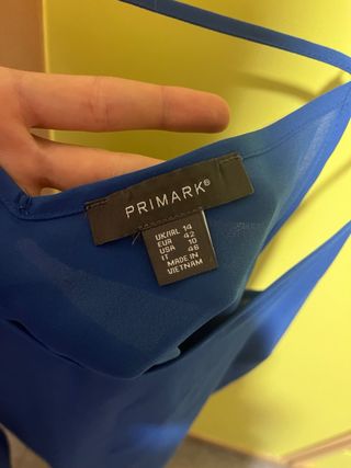Top azul Primark talla 42