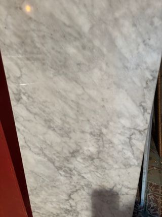 2 Planchas de Mármol Blanco y Gris