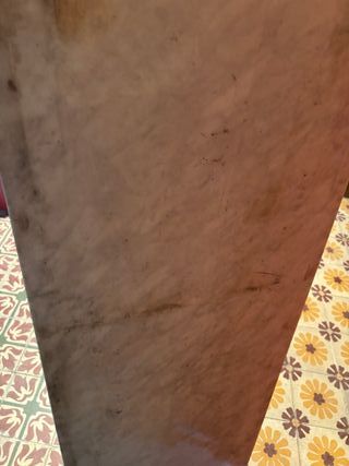 2 Planchas de Mármol Blanco y Gris