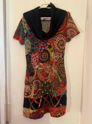 Vestido Smash Manga Corta Multicolor