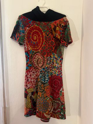 Vestido Smash Manga Corta Multicolor