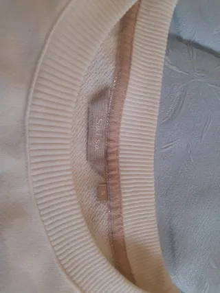 Sudadera Salsa Beige con Dibujo