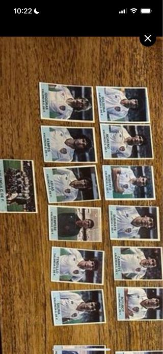 Lote cromos Valencia Mateo Mirete