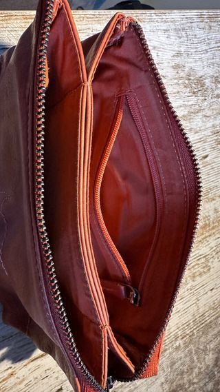 Cartera monedero piel Abbacino marrón