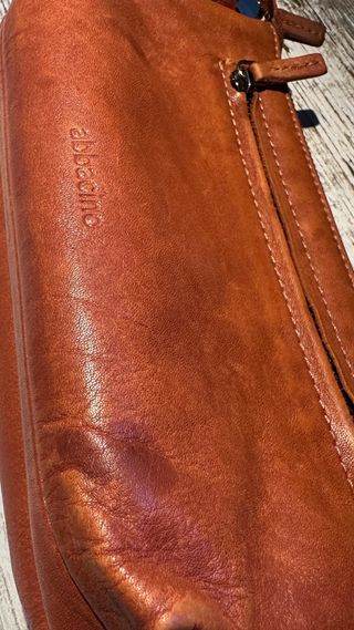 Cartera monedero piel Abbacino marrón