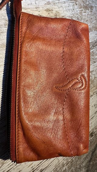 Cartera monedero piel Abbacino marrón