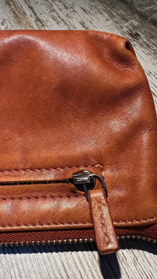 Cartera monedero piel Abbacino marrón