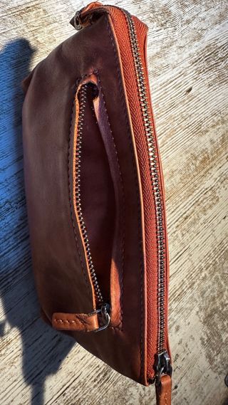 Cartera monedero piel Abbacino marrón