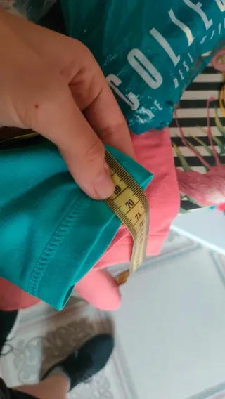 Leggings deportivos rosa y turquesa