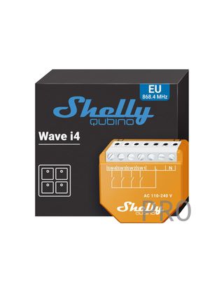 Módulo de control remoto Shelly Wave i4