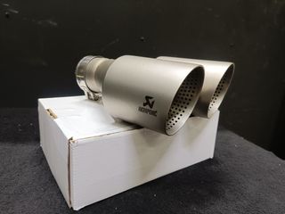 Cola de escape titanio doble