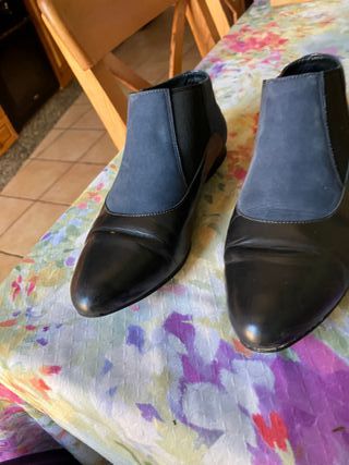 Botines Camper Talla 39 Negro/Azul