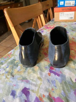 Botines Camper Talla 39 Negro/Azul