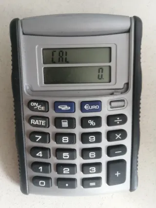 Calculadora Electrónica Gris