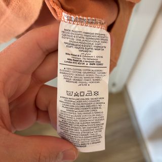 Camiseta Nike Tee Talla XL Naranja