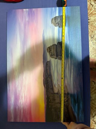 Stampa paesaggio oceano tramonto panoramica