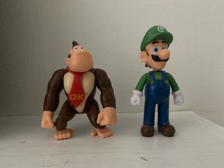 Muñecos Mario Bros y Donkey Kong