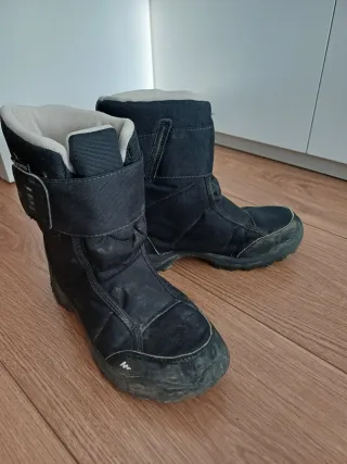 Botas de nieve infantiles negras