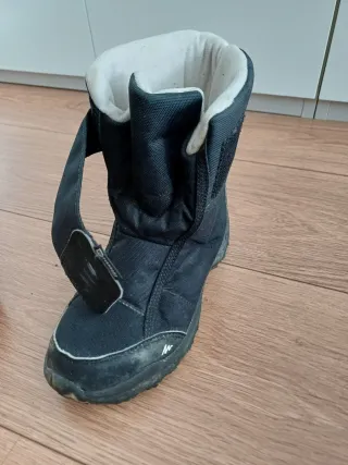 Botas de nieve infantiles negras