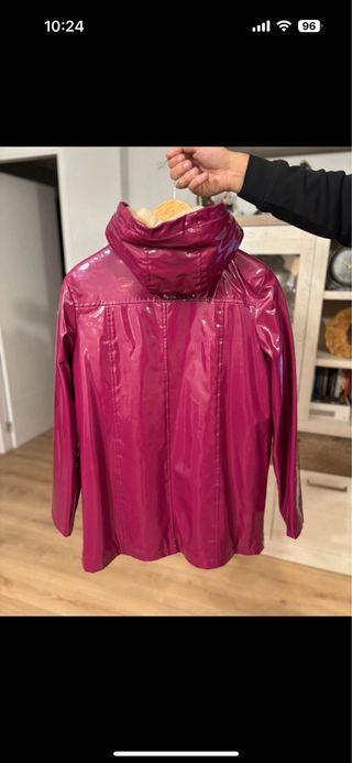 Chubasquero impermeable fucsia