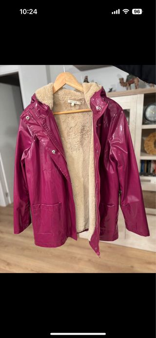 Chubasquero impermeable fucsia