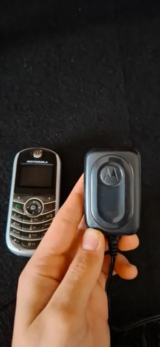 Telefono Motorola grigio/argento