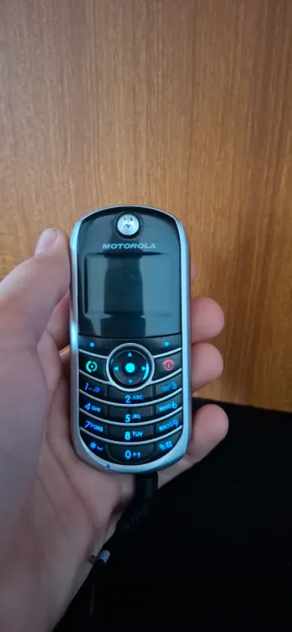 Telefono Motorola grigio/argento
