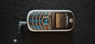 Telefono Motorola grigio/argento