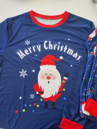 Pijama Navideño Santa Claus Talla L