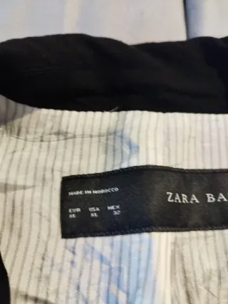 Americana Zara Negra Mujer