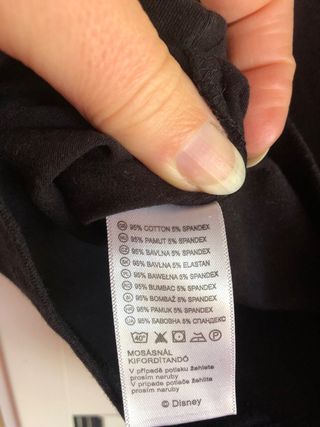 Canotta Disney Topolino e Minnie Nera